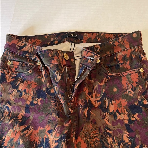 7 For All Mankind Multicolor Skinny Jeans - Picture 7 of 10